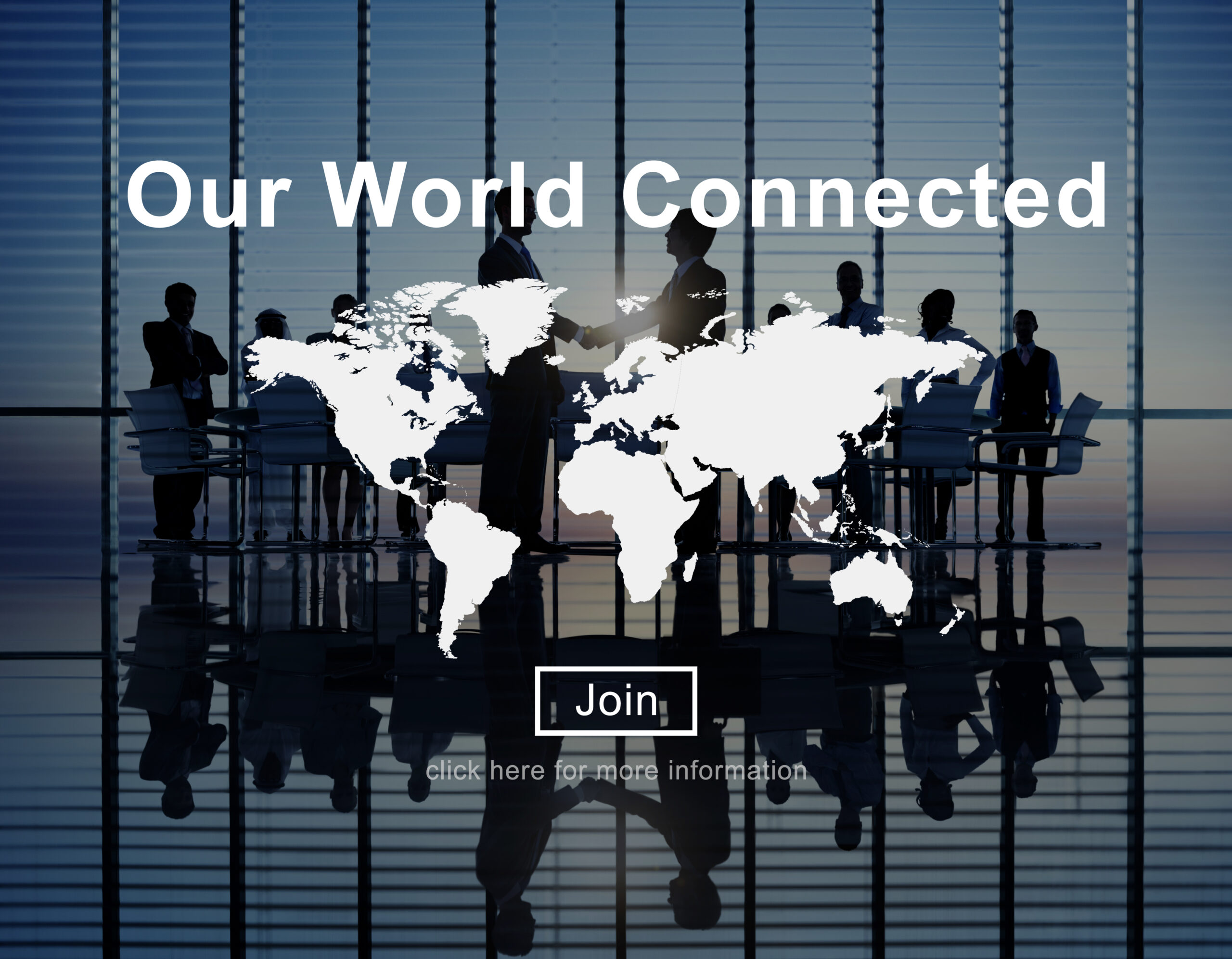 Our World Connected Social Networking Interconnection Concept